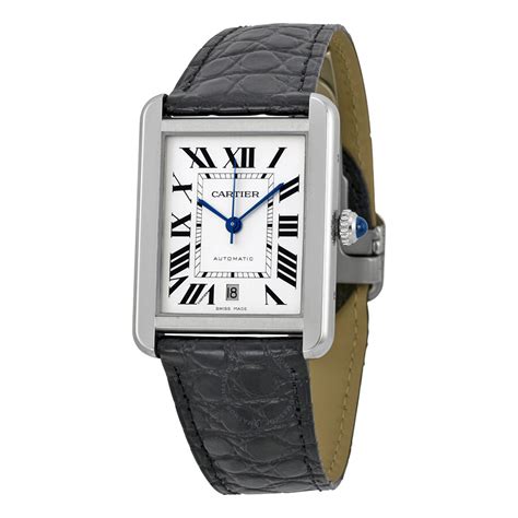 cartier mens tank watch replica|affordable automatic tank watch.